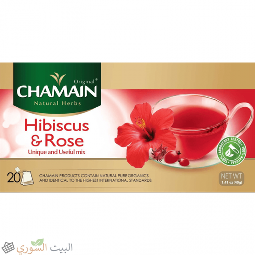 Chamain Herbs Hibscus-Rose (20x2g)x20 Bags