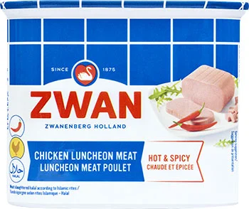 Zwan Chicken luncheon meat Hot& Spicy 200g x12