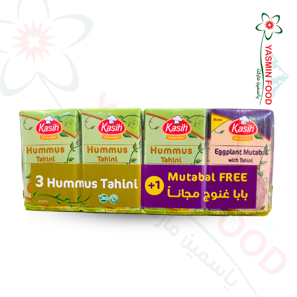 Kasih 3Hummus+1 Mtabal 48x135g