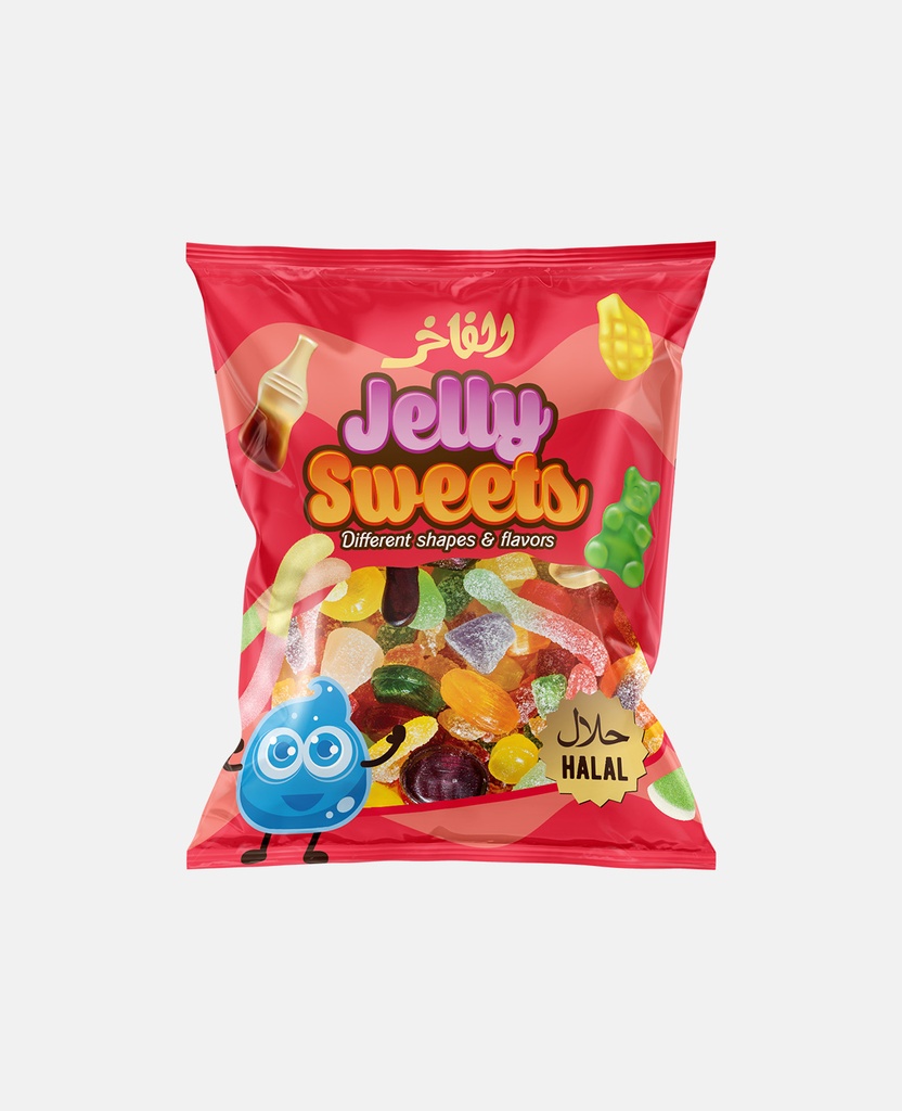 ALfakhr jelly sour Multicolour bottle halal 80 gx30 red