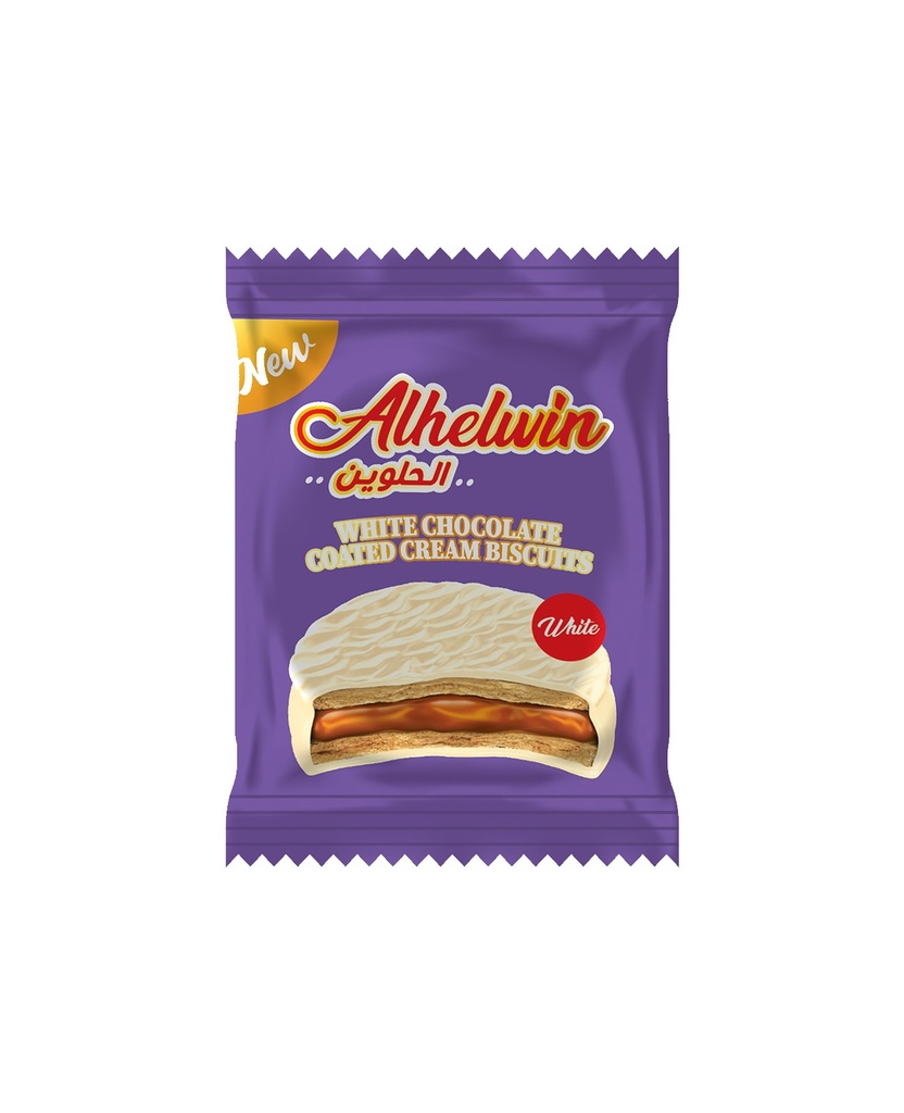 ALHALWIN white CHOCOLATE BISCUIT 30 g x10x12