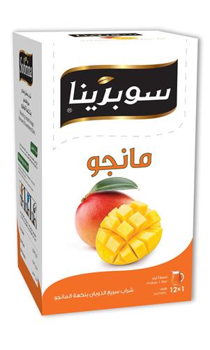   SOBRINA juice Powder Mango (12x1L) × 12 st