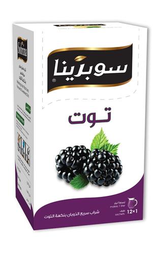   SOBRINA juice Powder Blackberry (12x1L) × 12 st