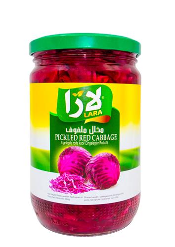 Lara pickled red cabbage 660gr x12 malfof 