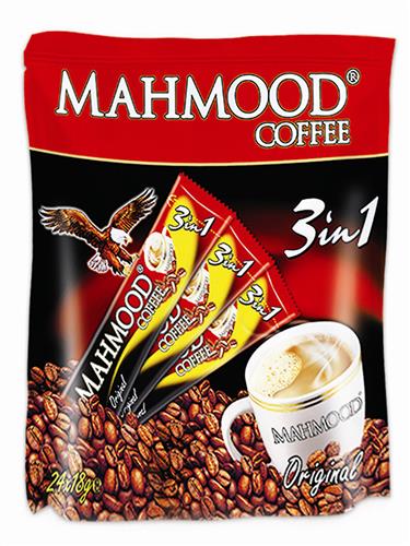 [ca-027] MAHMOOD Caffee 3 in 1 
Cup (18 gr x 6 st) x 16 st