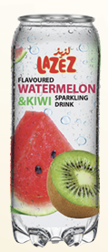 [jo 046] Lazez soofty drink flavoured kiwi+watermelon 350 mlx24