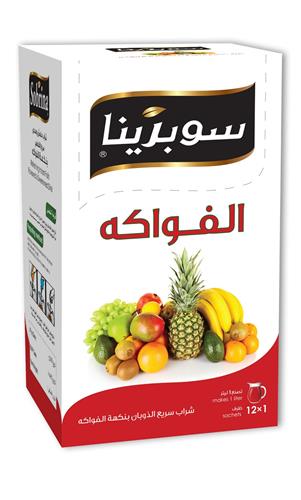 [jo 026]   SOBRINA juice Powder Apple (12x1L) × 12 st