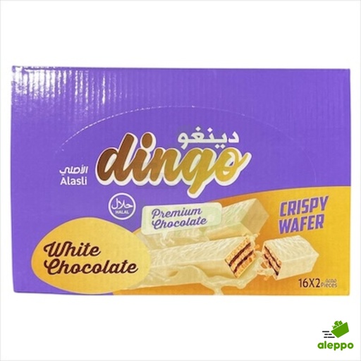 [bs 047] Dingo Wafer Whit chocolate with cocoa crem 21gx16x12